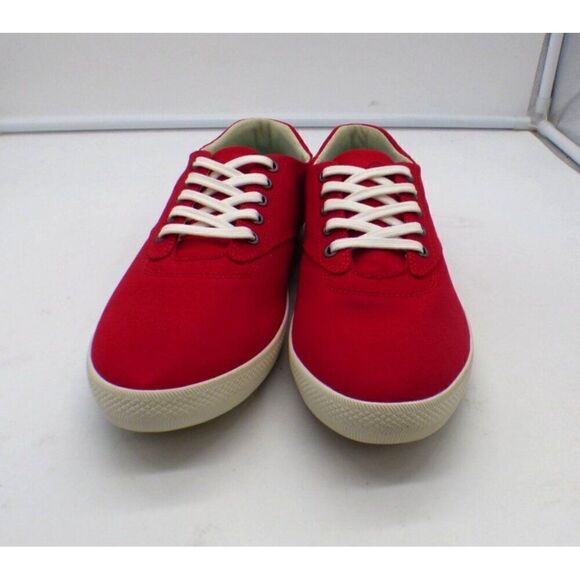 SeeVees Women’s Palm Ave Plimsoll Sneakers, Cherry, Sz.9 - Picture 5 of 13